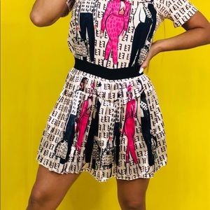 Summer Fit & Flare Mini Dress 💖 🎀